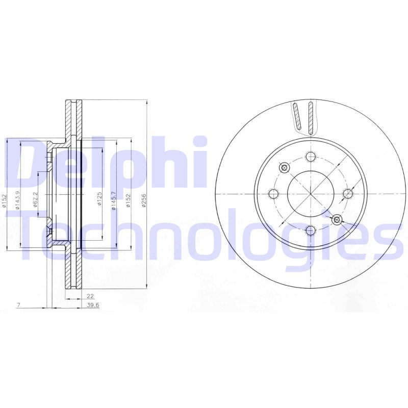 DELPHI Kočioni disk
