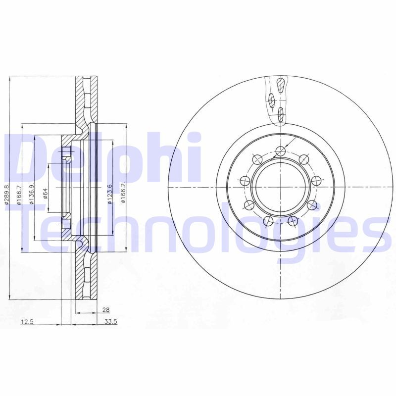 DELPHI Kočioni disk