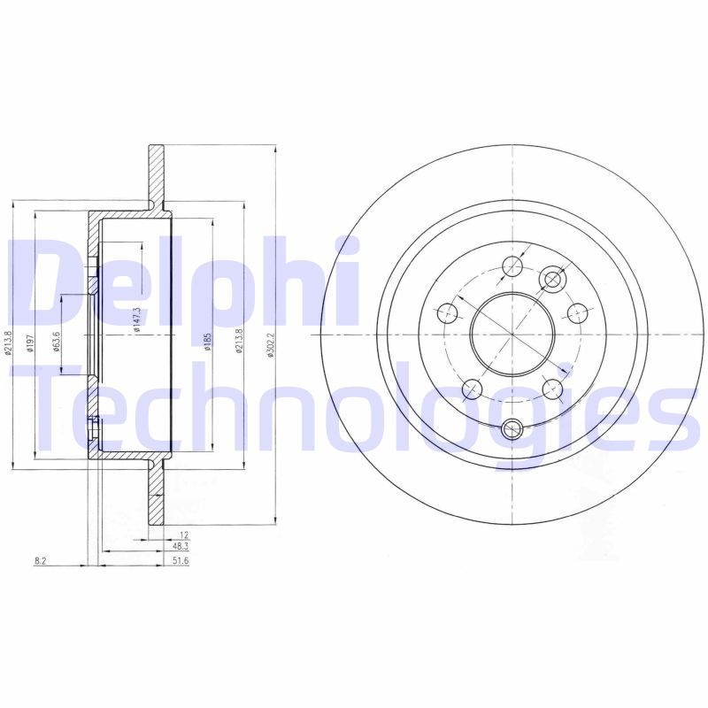 DELPHI Kočioni disk