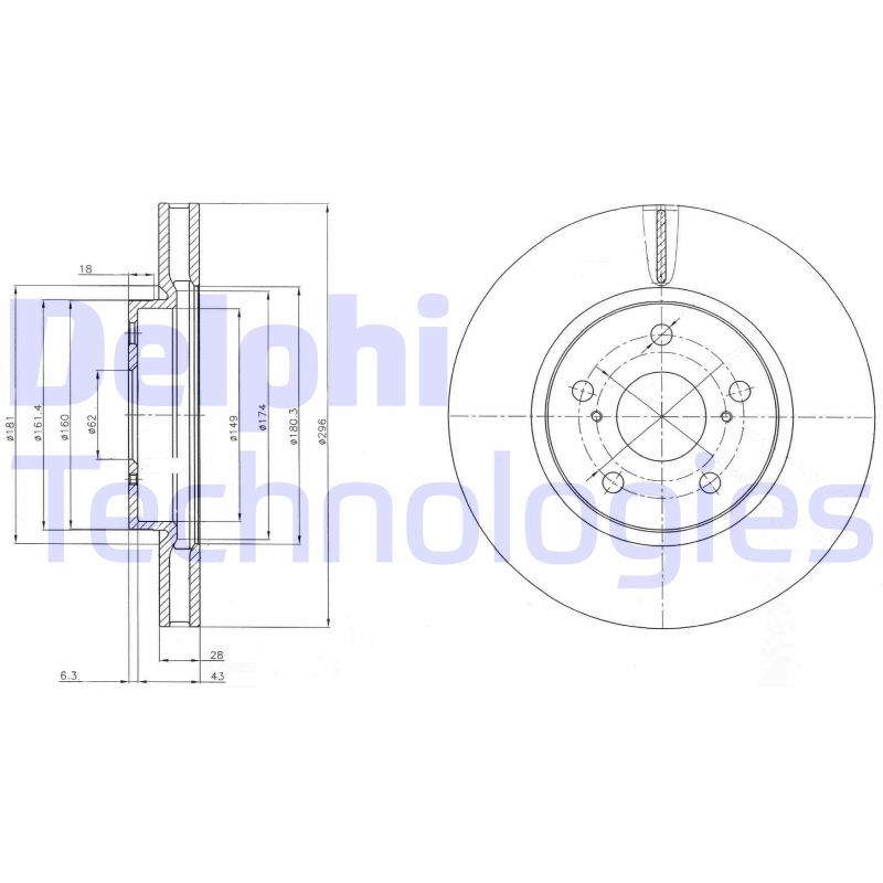 DELPHI Kočioni disk