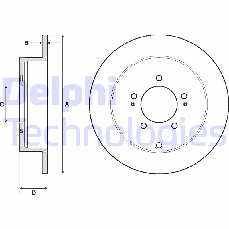 DELPHI Kočioni disk