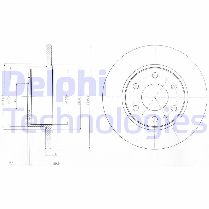 DELPHI Kočioni disk