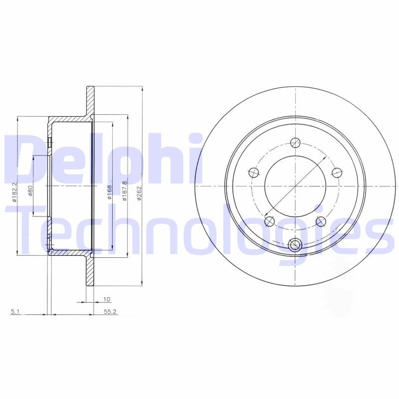 DELPHI Kočioni disk