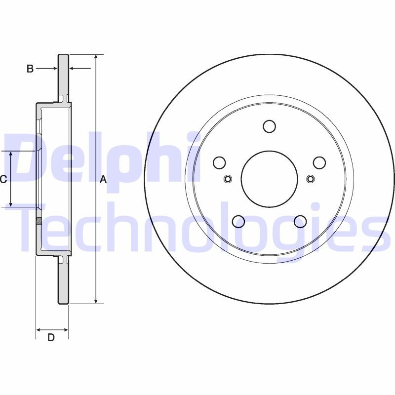DELPHI Kočioni disk