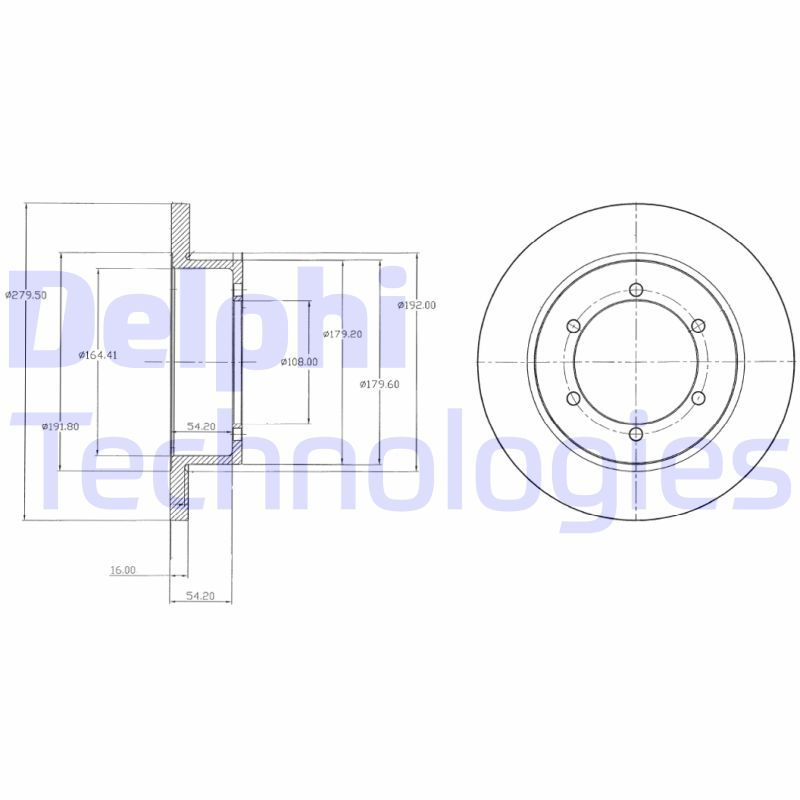 DELPHI Kočioni disk