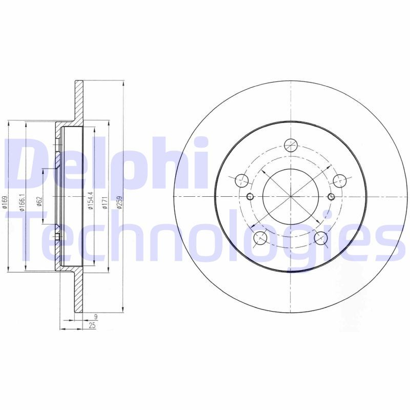 DELPHI Kočioni disk