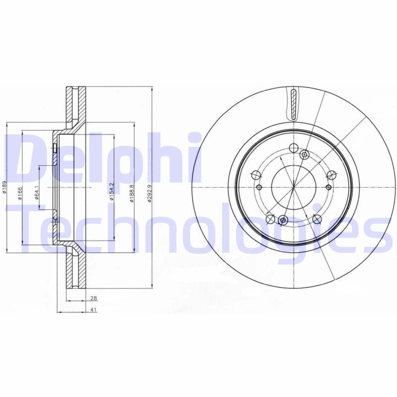 DELPHI Kočioni disk