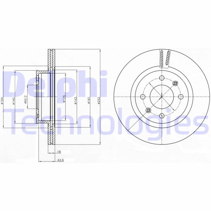 DELPHI Kočioni disk
