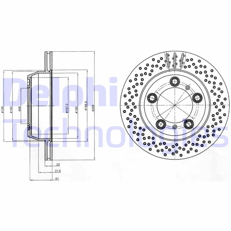 DELPHI Kočioni disk