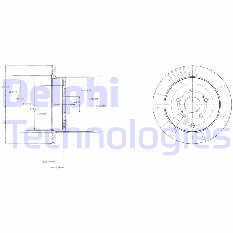 DELPHI Kočioni disk
