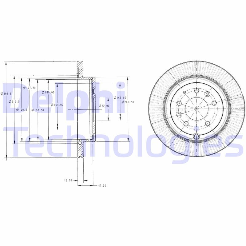 DELPHI Kočioni disk