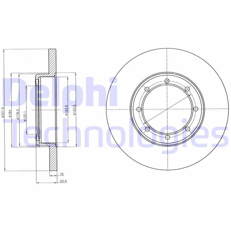 DELPHI Kočioni disk