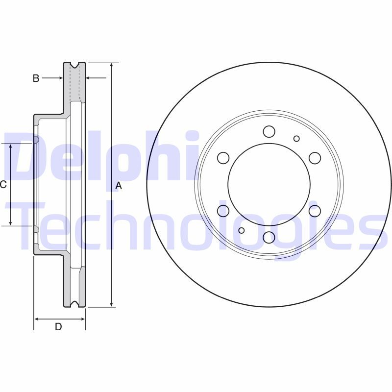 DELPHI Kočioni disk