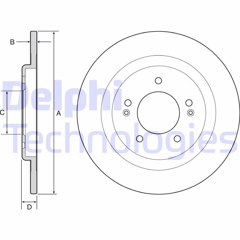 DELPHI Kočioni disk