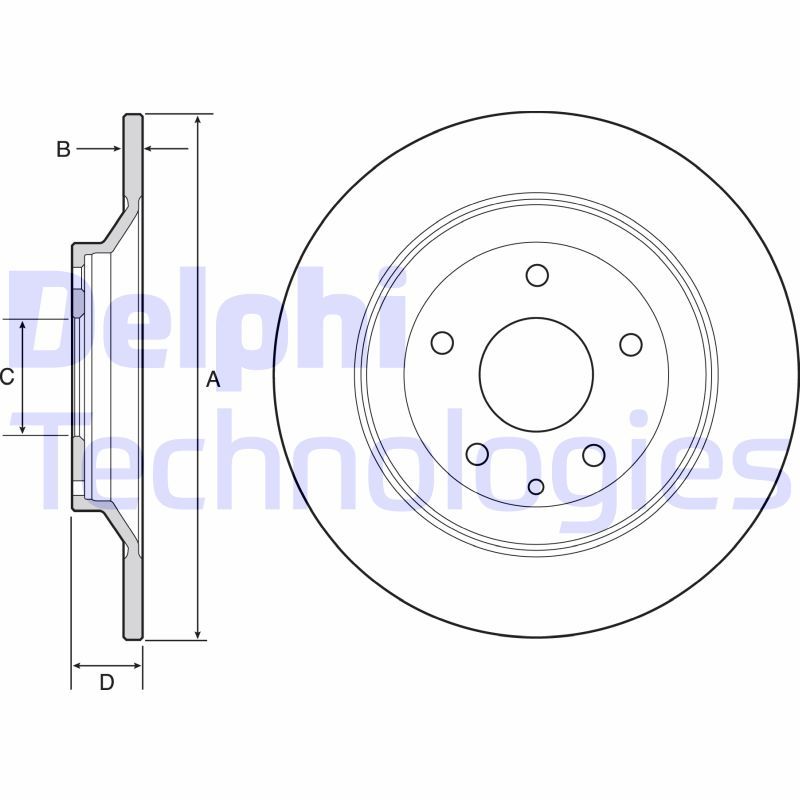 DELPHI Kočioni disk