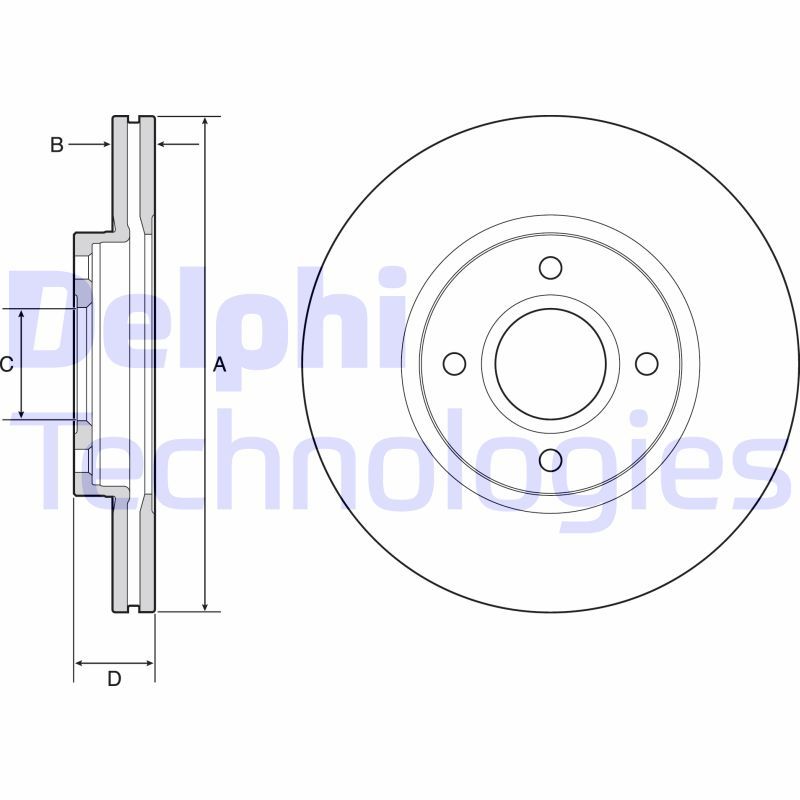 DELPHI Kočioni disk