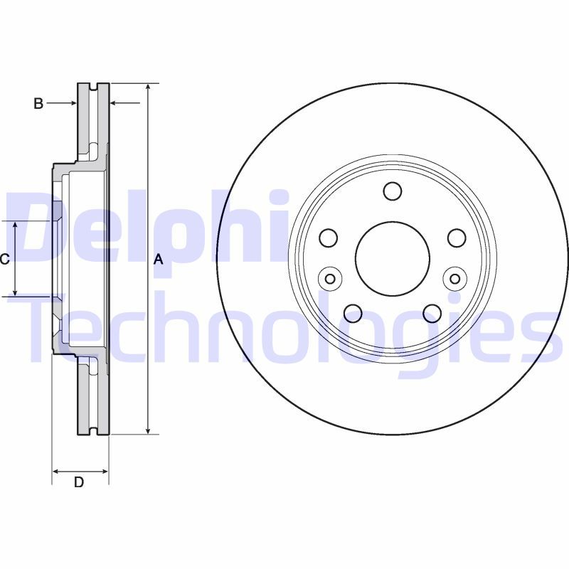 DELPHI Kočioni disk