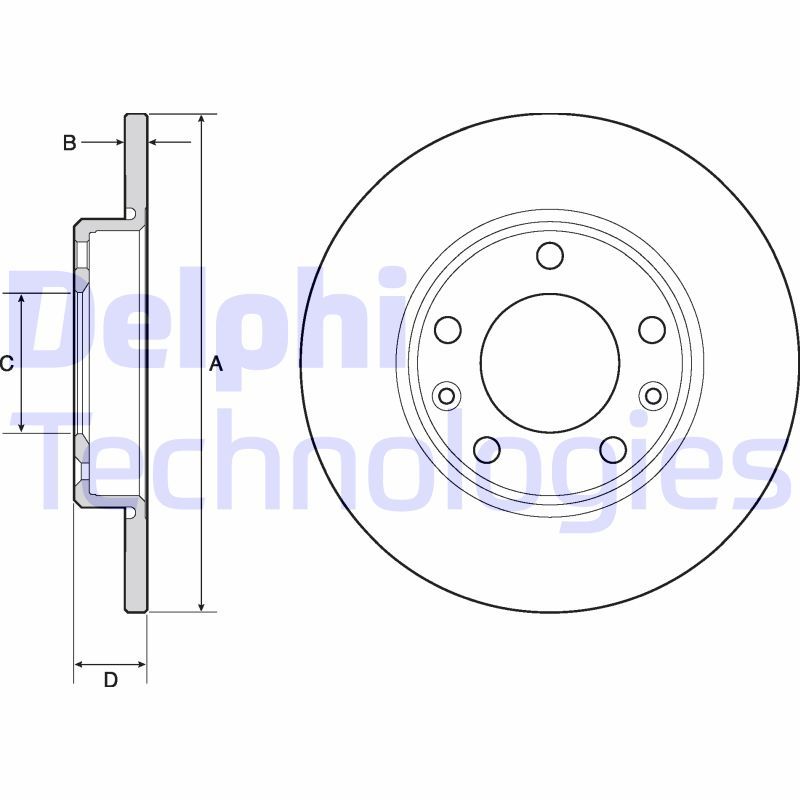 DELPHI Kočioni disk