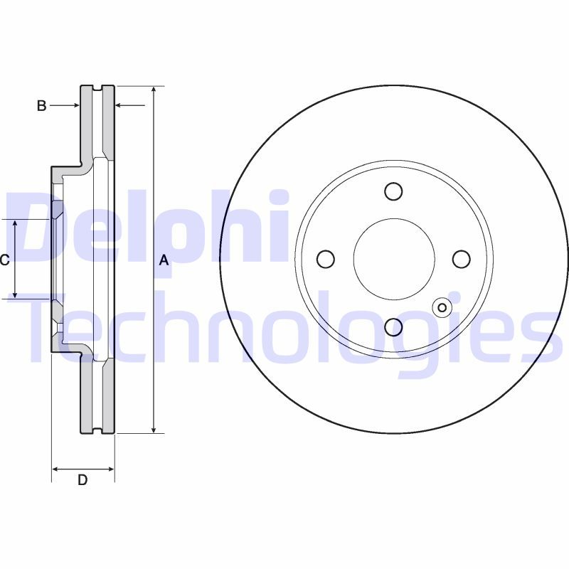 DELPHI Kočioni disk
