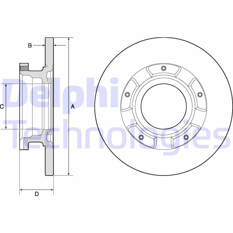 DELPHI Kočioni disk