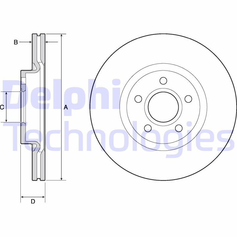 DELPHI Kočioni disk