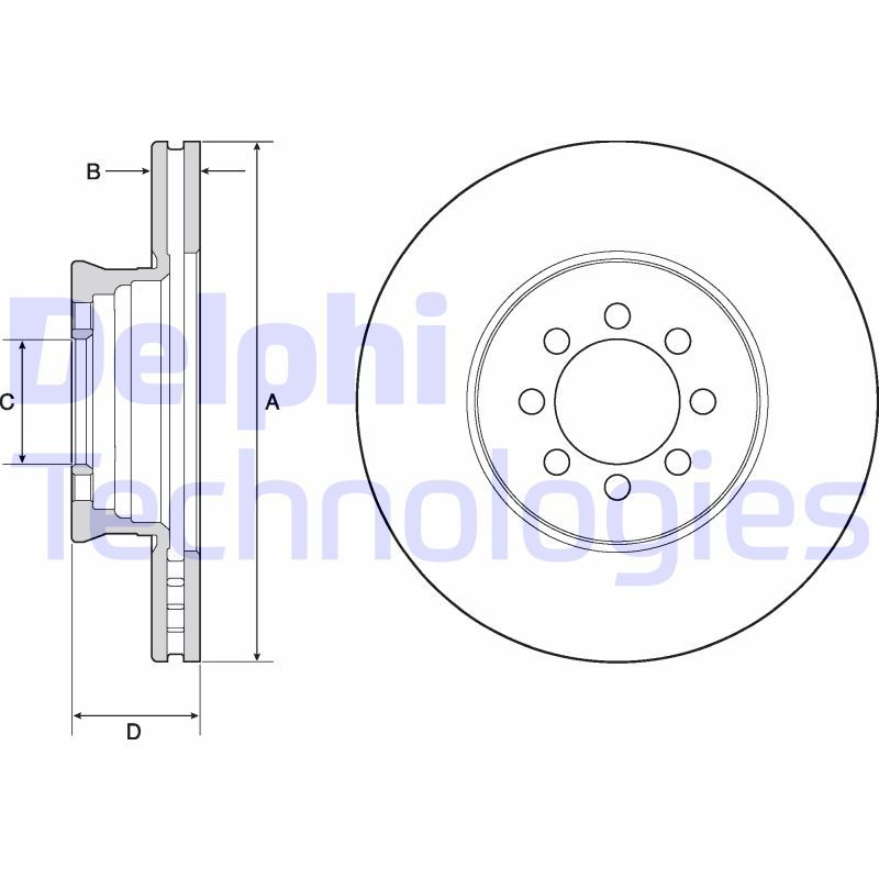 DELPHI Kočioni disk