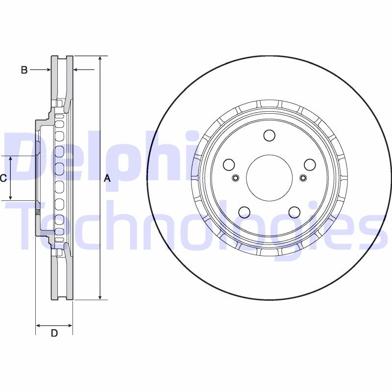 DELPHI Kočioni disk