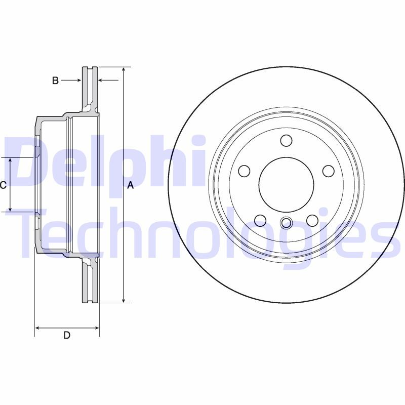 DELPHI Kočioni disk