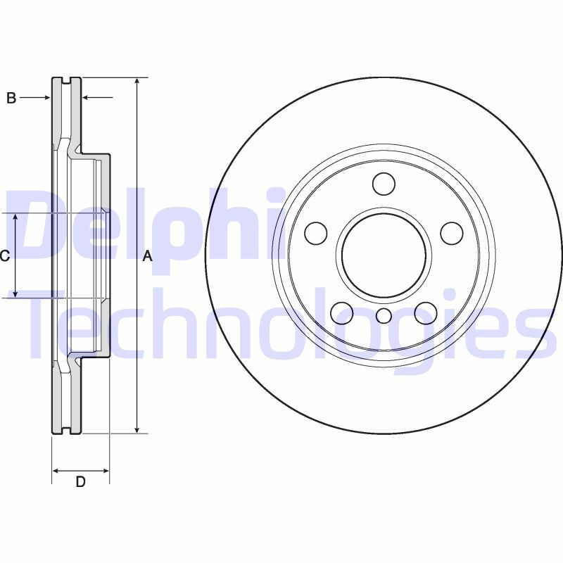 DELPHI Kočioni disk