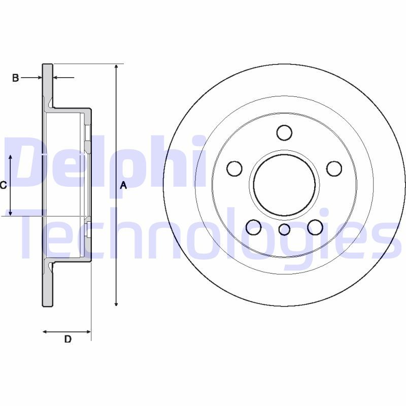 DELPHI Kočioni disk