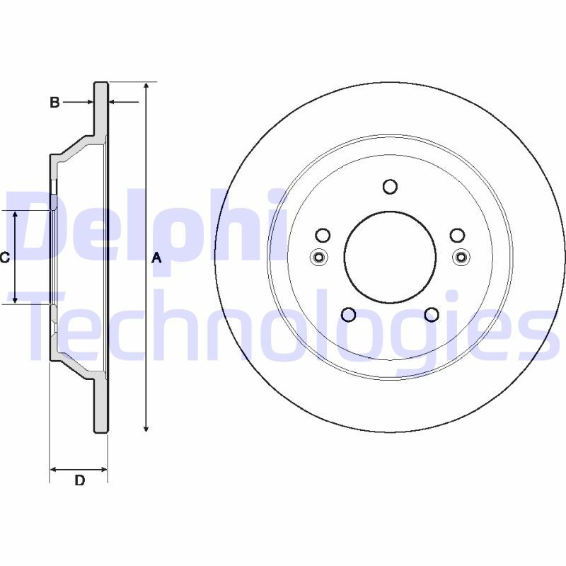 DELPHI Kočioni disk