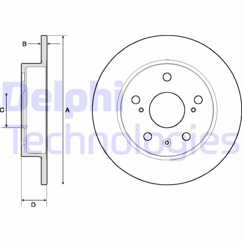 DELPHI Kočioni disk