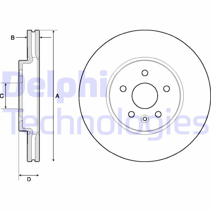 DELPHI Kočioni disk