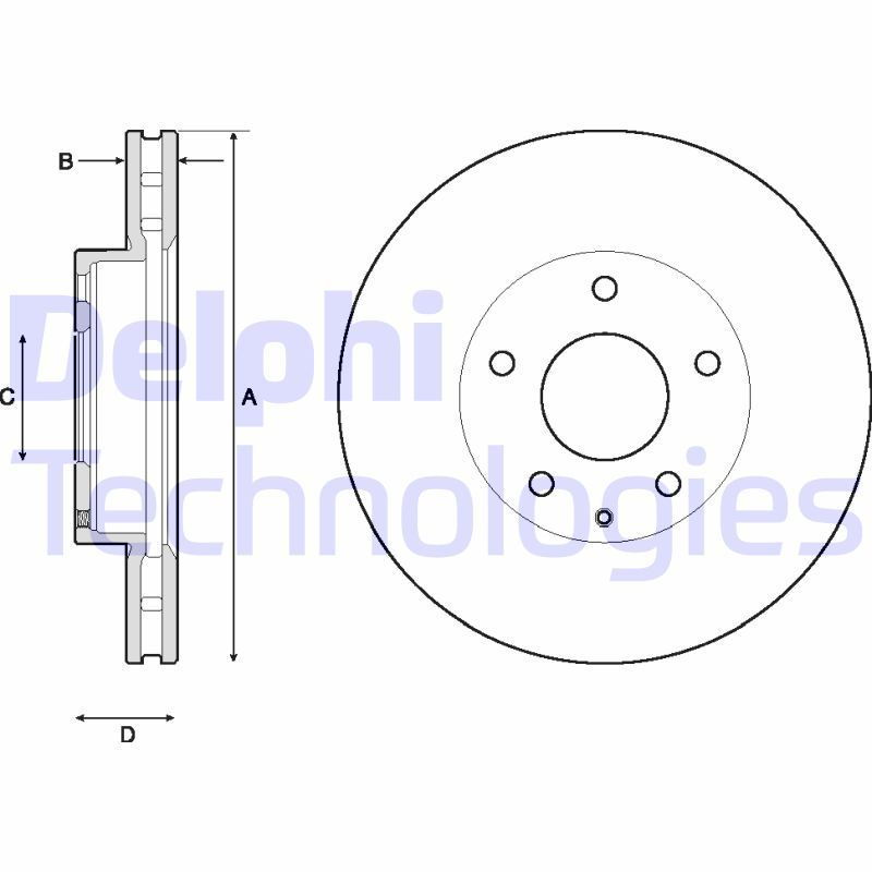 DELPHI Kočioni disk