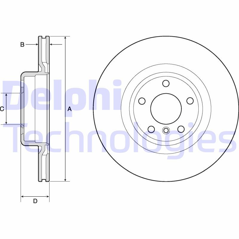 DELPHI Kočioni disk