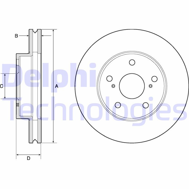 DELPHI Kočioni disk