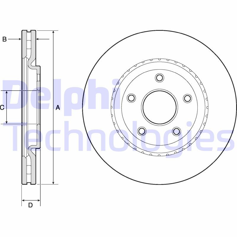 DELPHI Kočioni disk