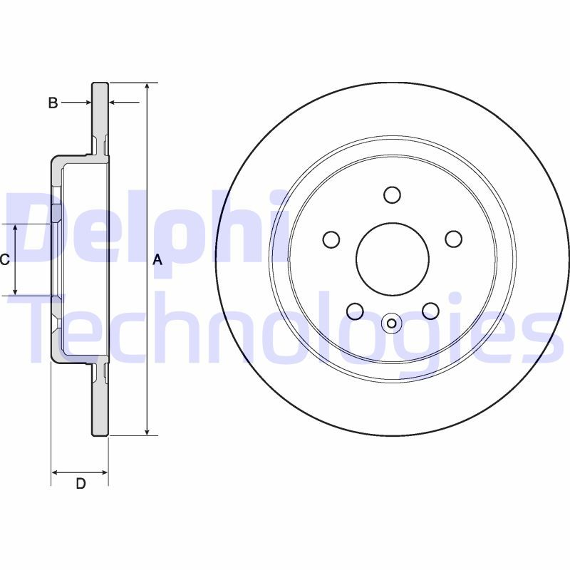 DELPHI Kočioni disk