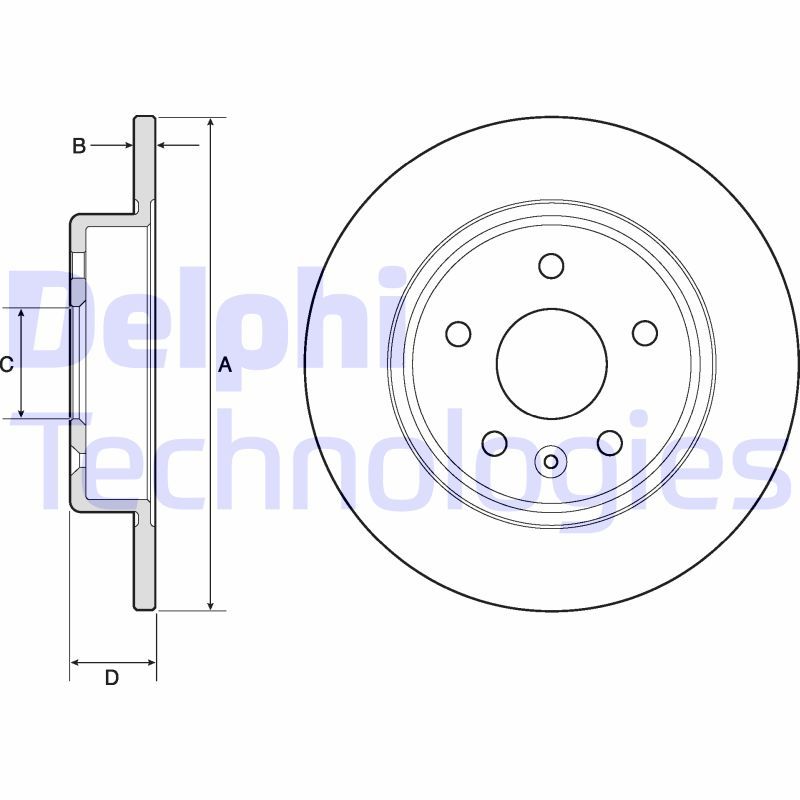 DELPHI Kočioni disk