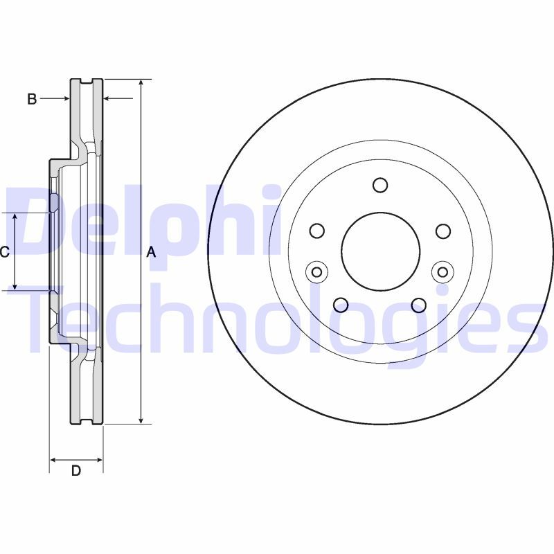 DELPHI Kočioni disk