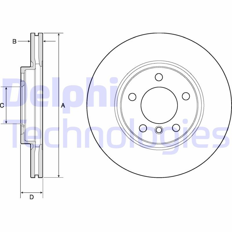 DELPHI Kočioni disk