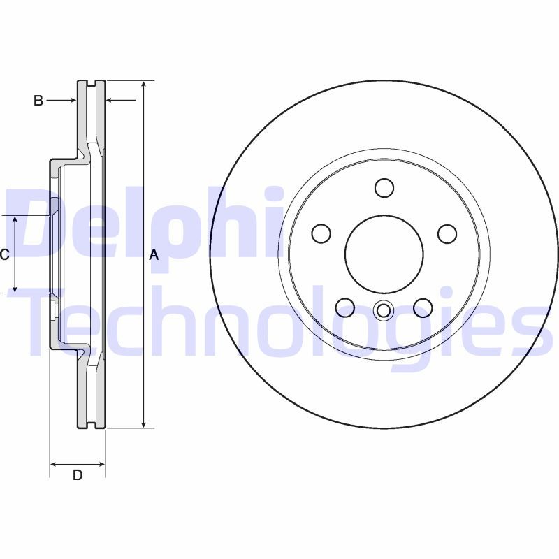 DELPHI Kočioni disk