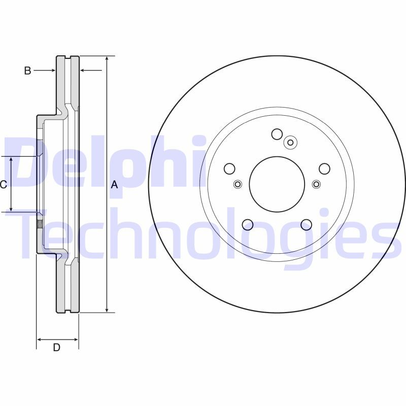 DELPHI Kočioni disk