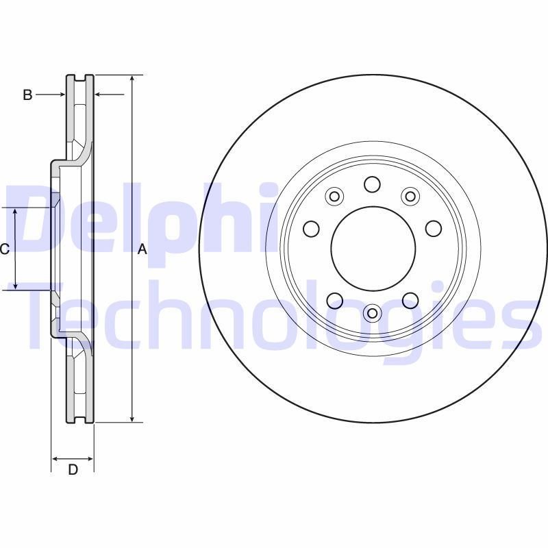 DELPHI Kočioni disk