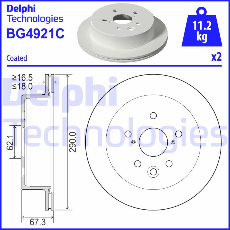 DELPHI Kočioni disk