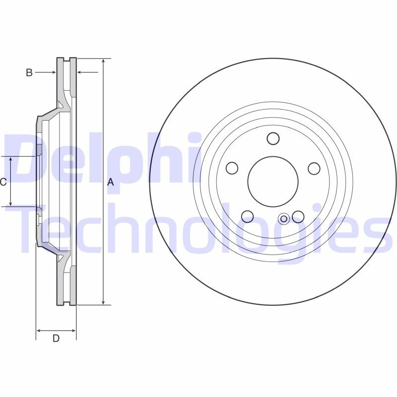 DELPHI Kočioni disk