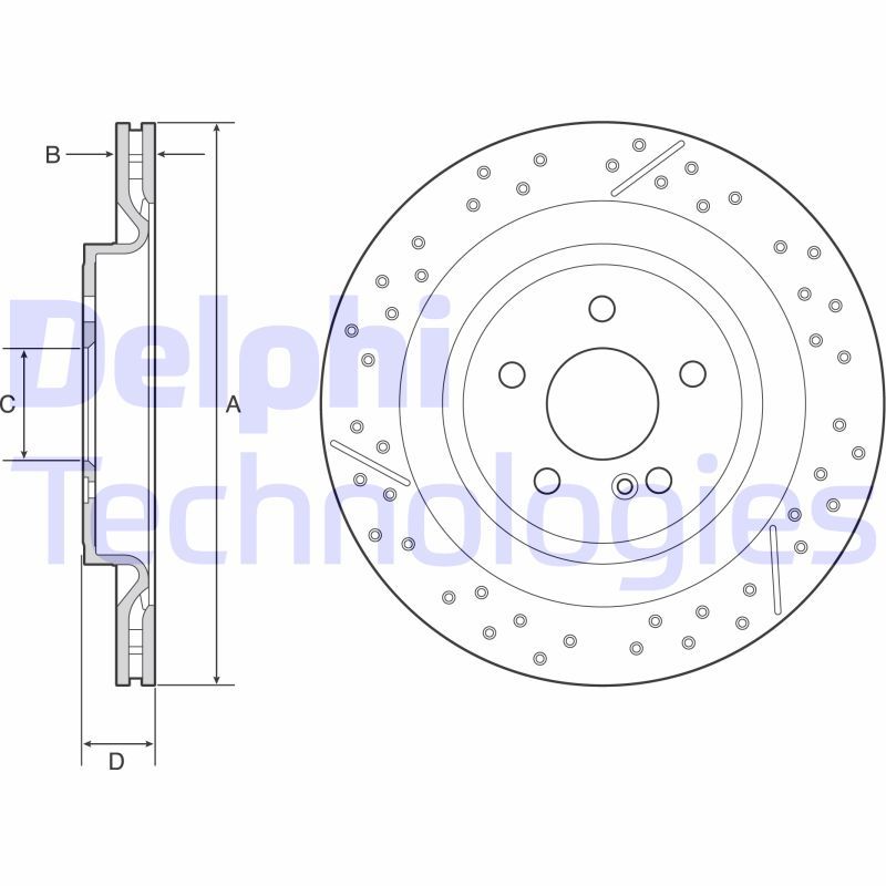 DELPHI Kočioni disk