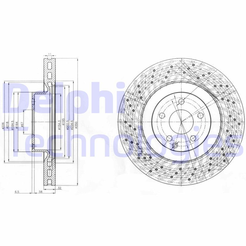 DELPHI Kočioni disk