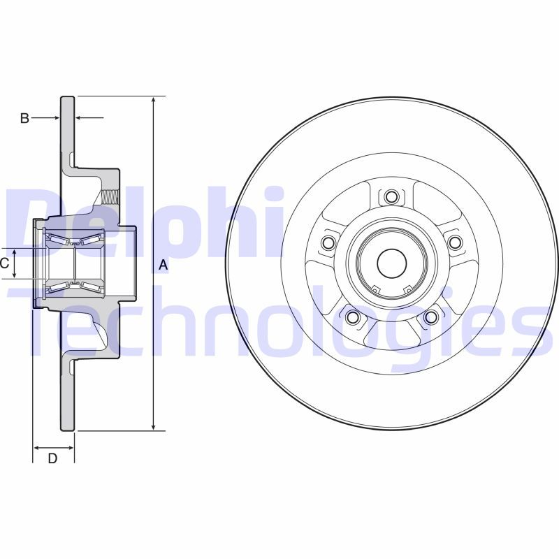 DELPHI Kočioni disk
