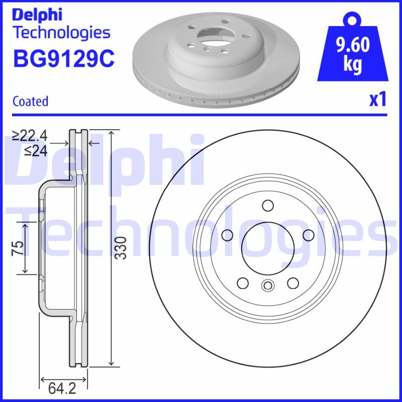 DELPHI Kočioni disk